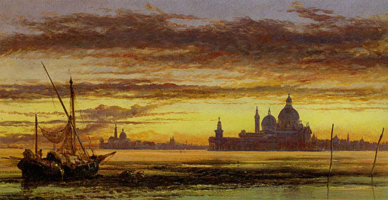 Sunset Sky Salute And San Giorgio Maggiore